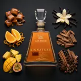 A.H. Riise Signature 70cl bottle — Aroma-Visualisierung aus Community-Verkostungen