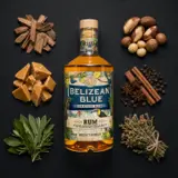 Travellers Belizean Blue Signature Blend 70cl bottle — Aroma-Visualisierung aus Community-Verkostungen