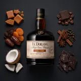 DDL El Dorado High Ester Blend LBI/DHE 2012 70cl bottle — Aroma visualization from community tastings