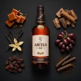 Abuelo 12 Años 70cl bottle — Aroma visualization from community tastings