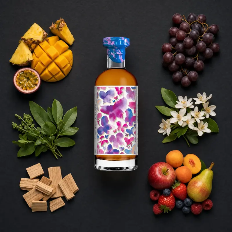 Aroma visualization from community tastings