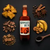 The Whisky Jury Sipper‘s Rum 2025 70cl bottle — Visualisation aromatique issue des dégustations de la communauté