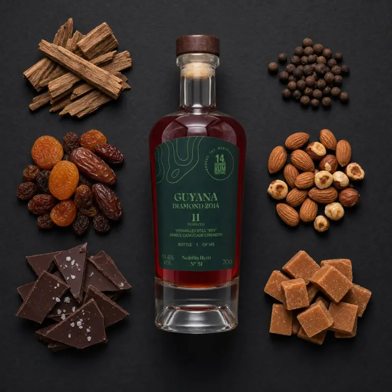 Aroma visualization from community tastings