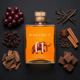 N. Kröger Foursquare Wagemut PX-Cask Cask Strength (01 Edition 2026) 70cl bottle — Aroma visualization from community tastings