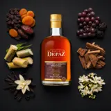 Depaz Hors d’Âge Port Cask Finish 70cl bottle — Visualisation aromatique issue des dégustations de la communauté