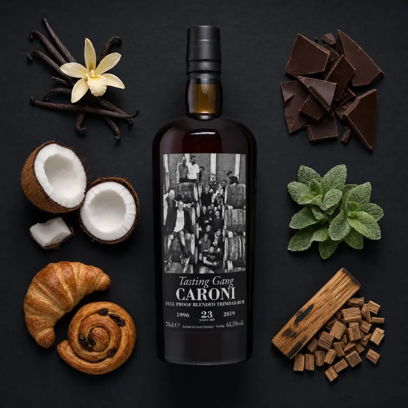Aroma visualization from community tastings