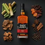 Saint James XO Très Vieux Rhum Agricole 70cl bottle — Aroma-Visualisierung aus Community-Verkostungen