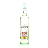 DDL Diamond Reserve 151 Overproof White 75cl bottle — view 1