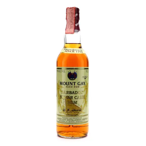 Mount Gay Barbados Sugar Cane rum 1990s