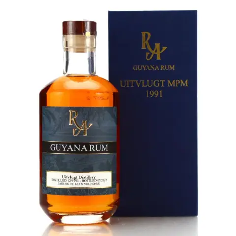 Uitvlugt Rum Artesanal Guyana 1991
