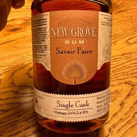 New Grove Savoir-Faire Single Cask (Malt Whisky CH) 2012