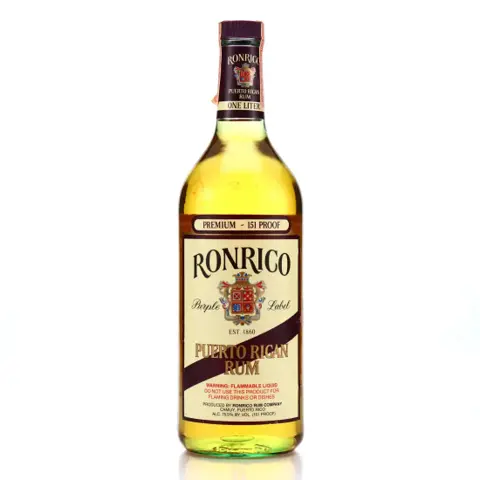 Ronrico Puerto Rican Rum 151 Proof