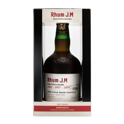 Rhum J.M Multimillésime 2002 2007 2009