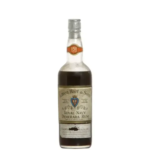 Lemon Hart & Son Royal Navy Demerara Rum 1940s