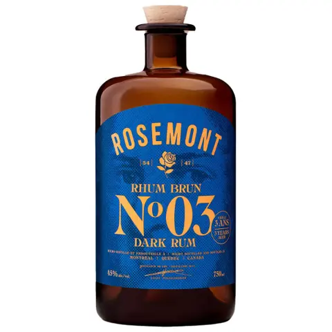 Distillerie de Montréal Rosemont Rhum Brun Dark Rum No03