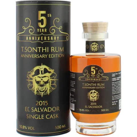 Thomas Sontheimer T.Sonthi 5th Anniversary Rum 2015/2025 El Salvador