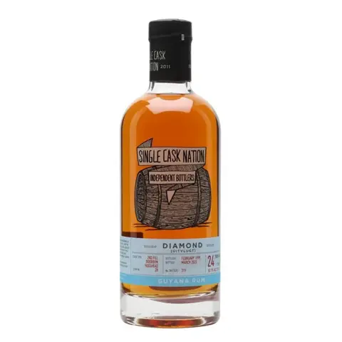 Single Cask Nation Diamond Guyana Rum (Uitvlugt) 1999