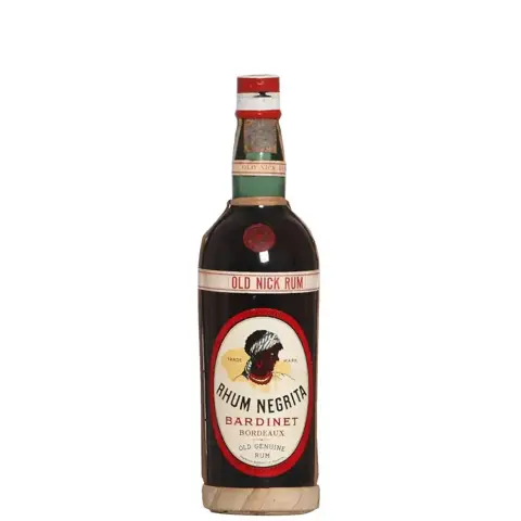 Bardinet Rhum Negrita Negrita «Old Nick» Rum bottled 1950s