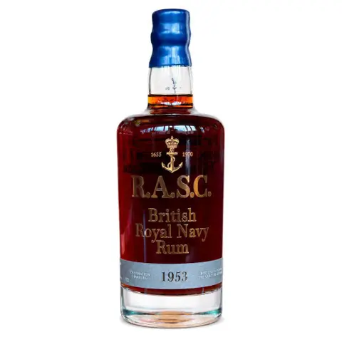 CoR R.A.S.C British Royal Navy Rum Habourg No40 1953