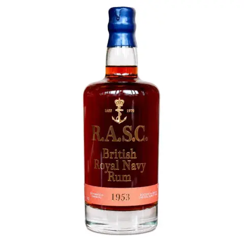 CoR R.A.S.C British Royal Navy Rum Habourg No1785 1953
