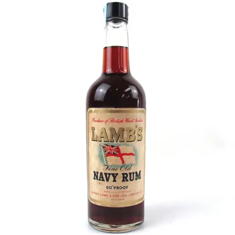 Alfred Lamb's Navy Rum 1970s