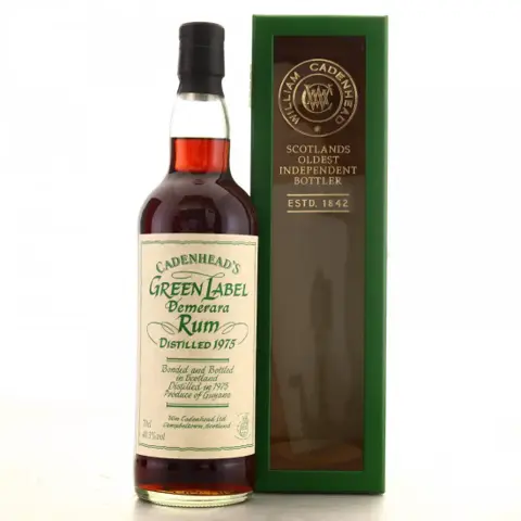 Cadenhead's Port Mourant Green Label Demerara Rum 1975