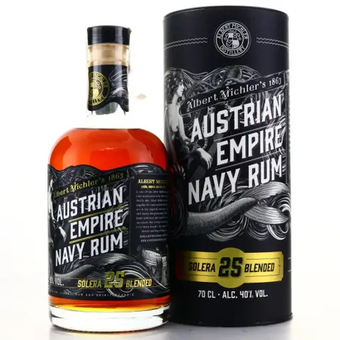 Albert Michler Distillery Austrian Empire Navy Rum Solera 25