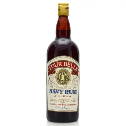 Four Bells Navy Rum 1970