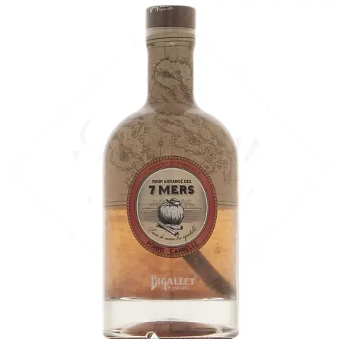 Bigallet Rhum arrangé des 7 mers Pomme Cannelle