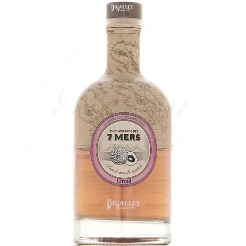 Bigallet Rhum arrangé des 7 mers Litchi