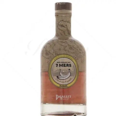 Bigallet Rhum arrangé des 7 mers Banane