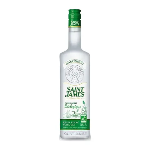 Saint James Rhum Blanc Pure Canne Biologique 2020