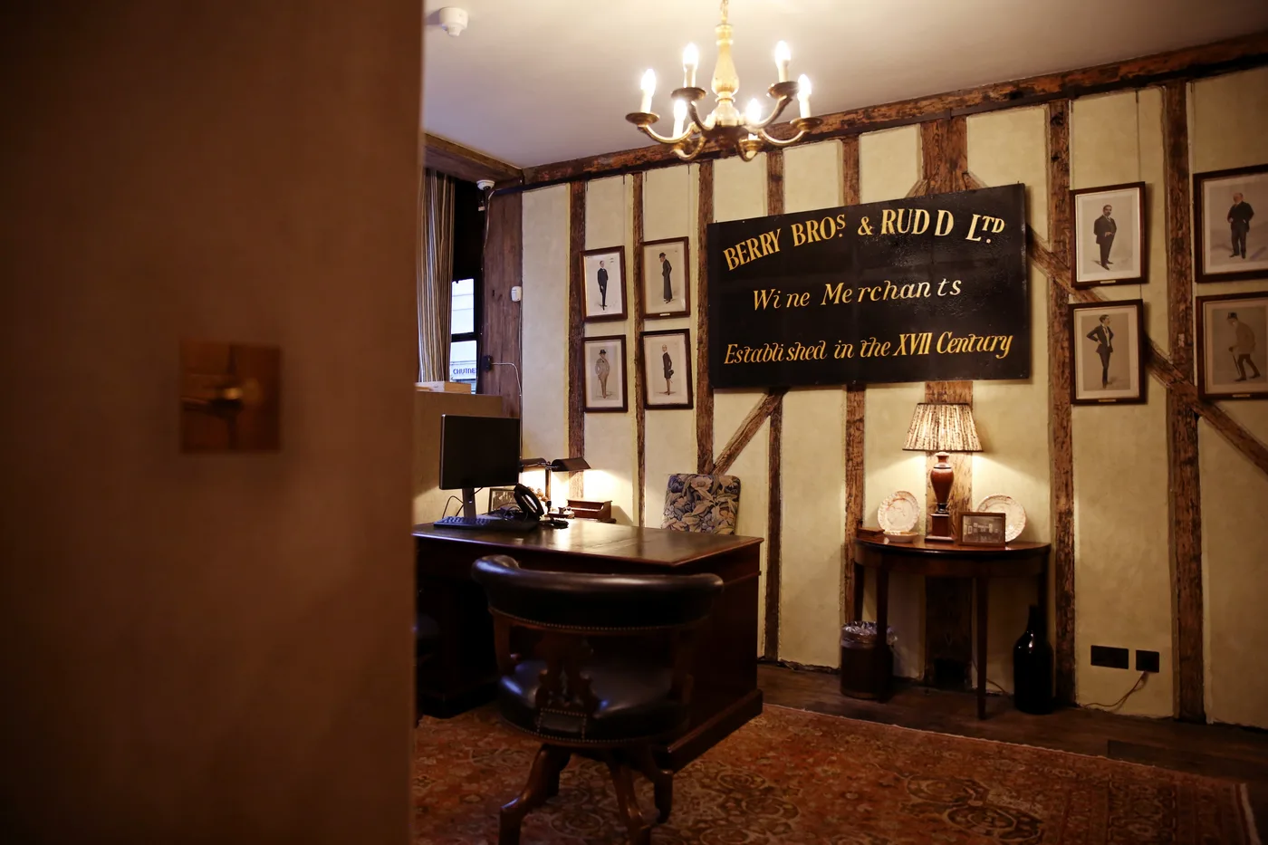 Der Merchants' Room bei Berry Bros & Rudd