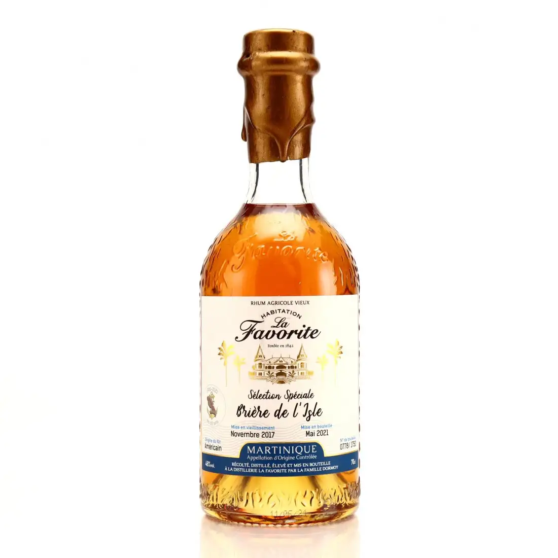 Bottle of La Favorite Brière de L’Isle Cuvée 60 ans RSMA 2017