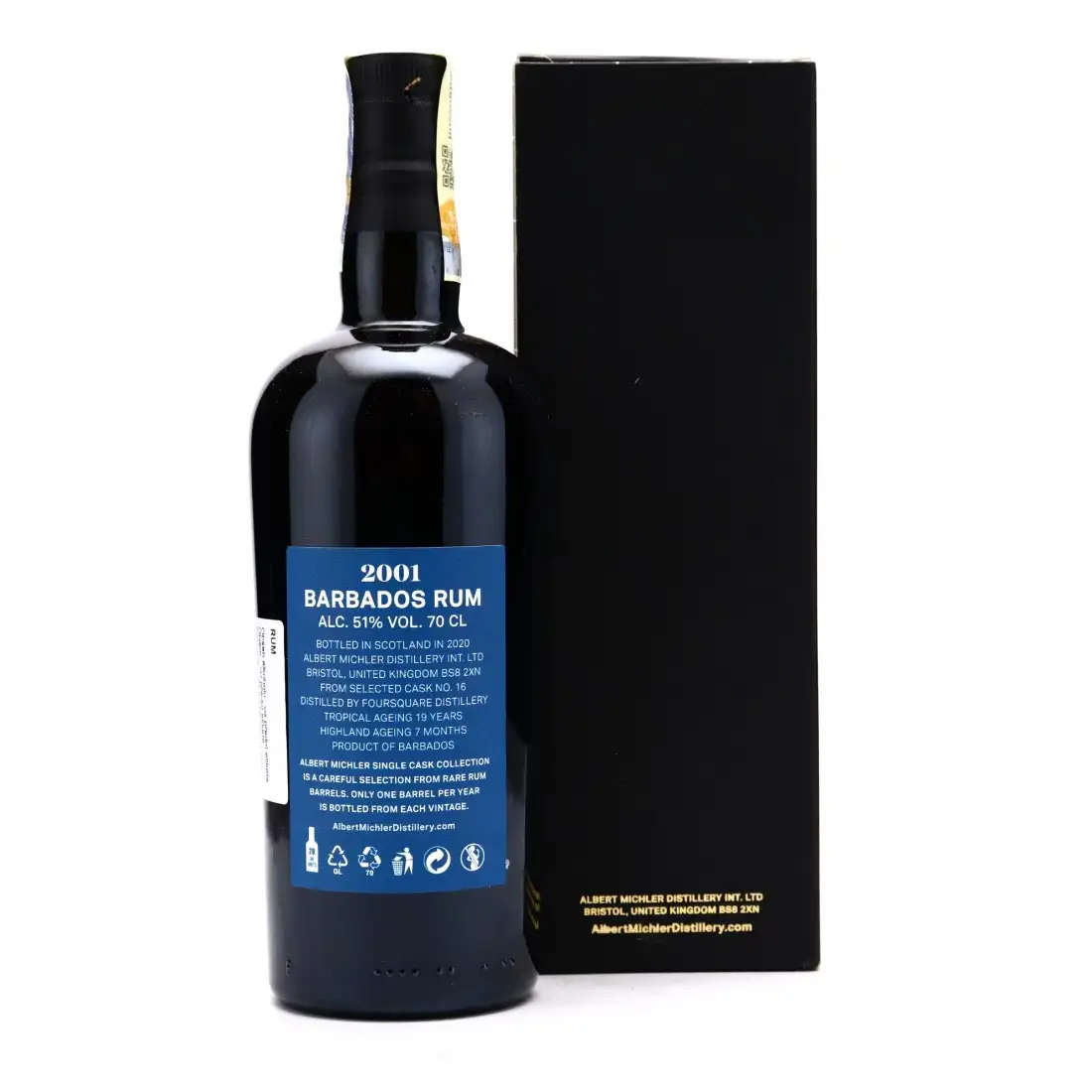 Hochauflösendes Bild von Albert Michler Distillery Foursquare Barbados 2001