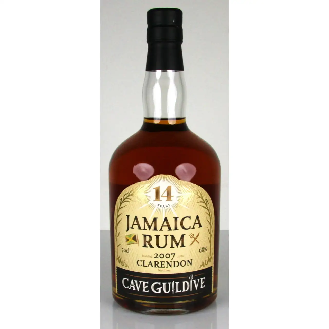 Bottle of Cave Guildive Clarendon Jamaica Rum (Clarendon) 2007