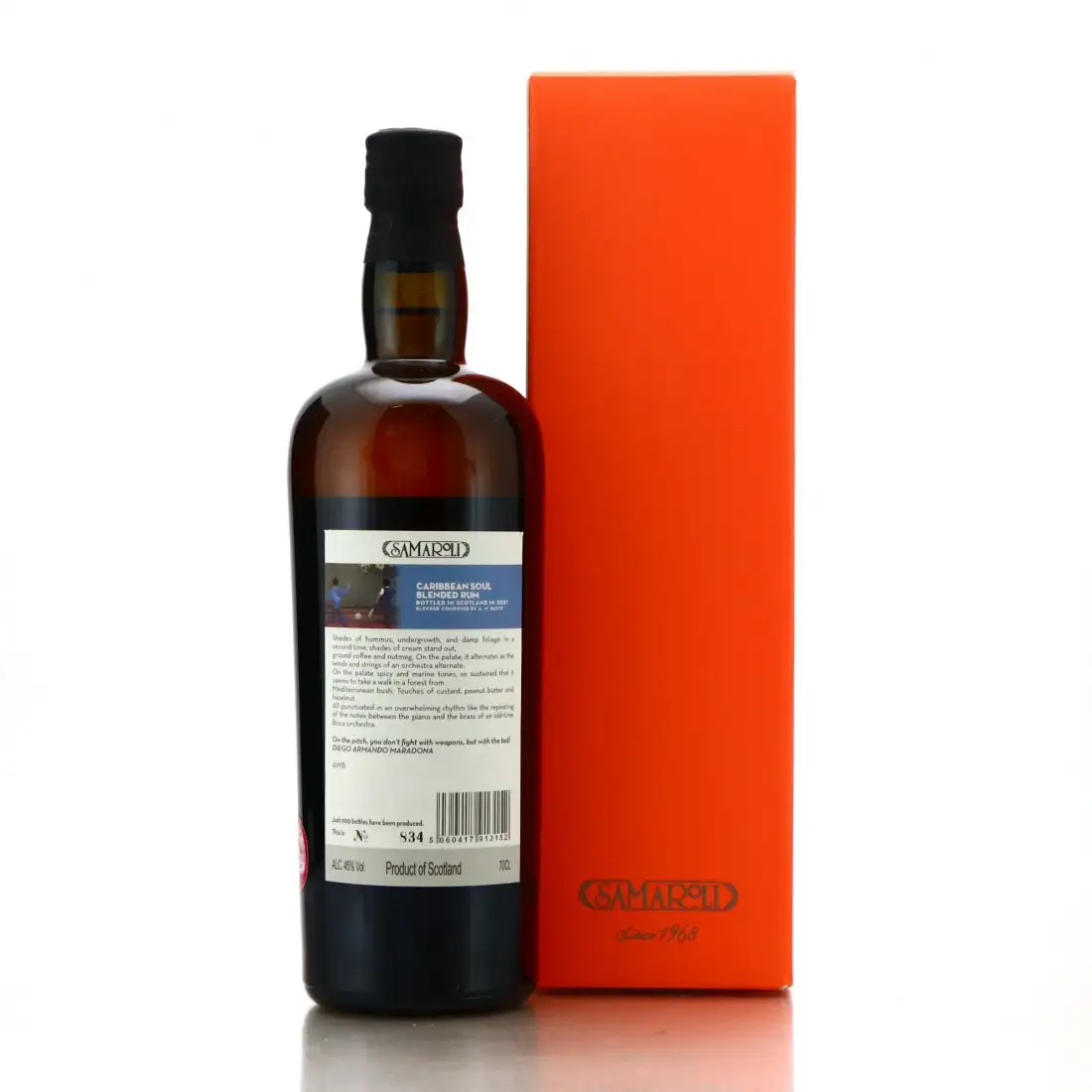 High resolution image of Samaroli Caribbean Soul Rum (Edition 2021)