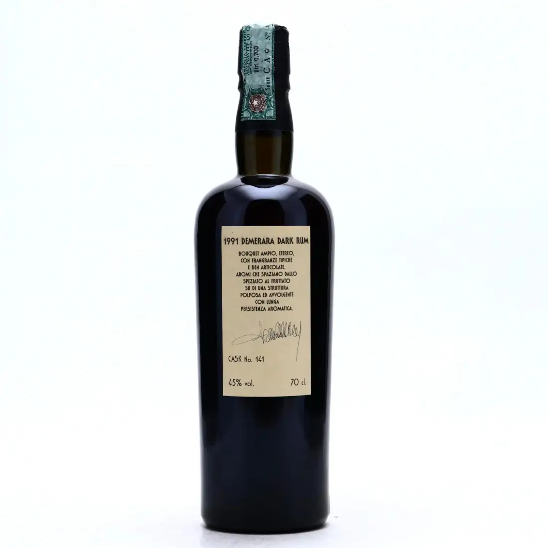 High resolution image of Samaroli Demerara Dark Rum 1991