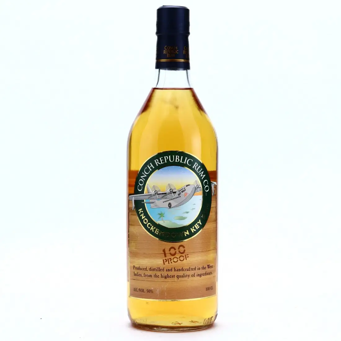 Bottle of Conch Republic Rum Co Knockenmdown Key Rum 100 Proof