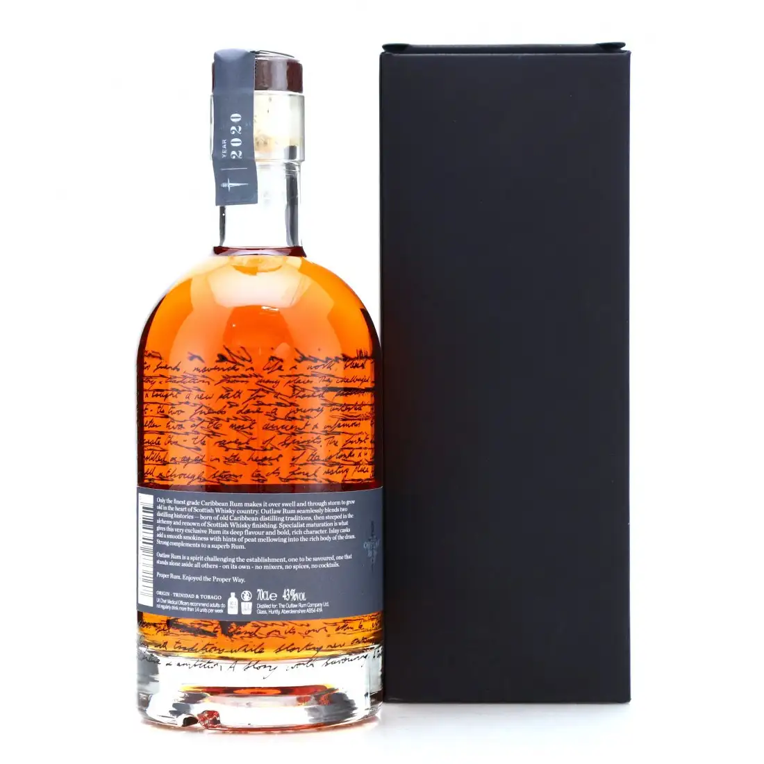 Image haute résolution de The Outlaw Rum Company ex-Islay Whisky Cask