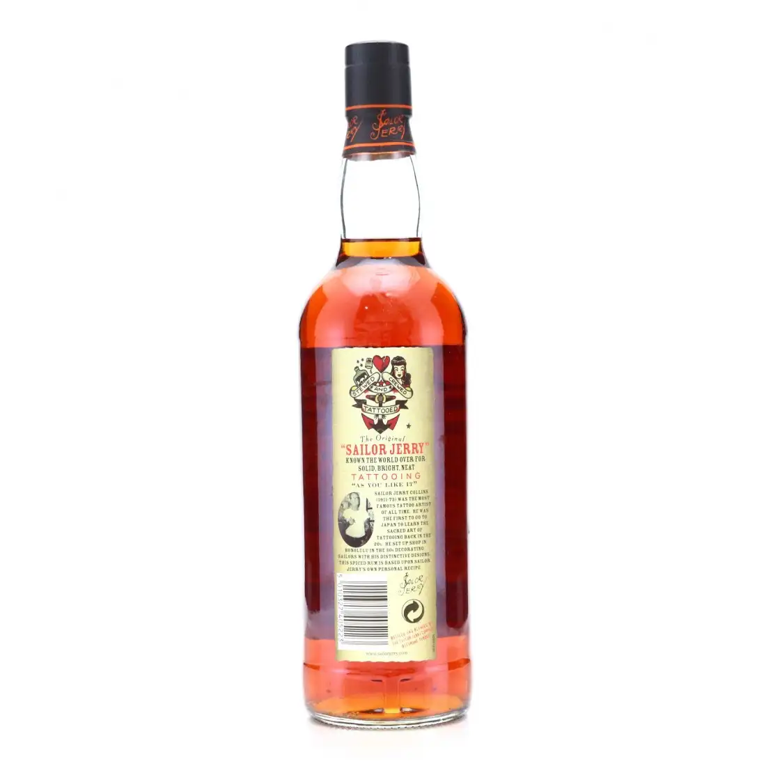 High resolution image of William Grant &amp; Sons Sailor Jerry Spiced Rum Original pre-2009