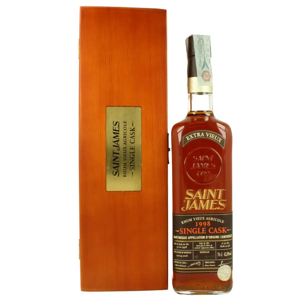 Bottle of Saint James Single Cask 1998