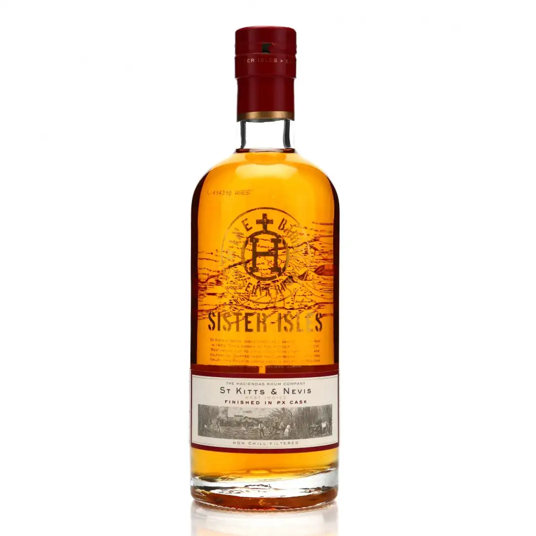 Bottle of The Haciendas Rhum Company Sister Isles Dark PX Rhum