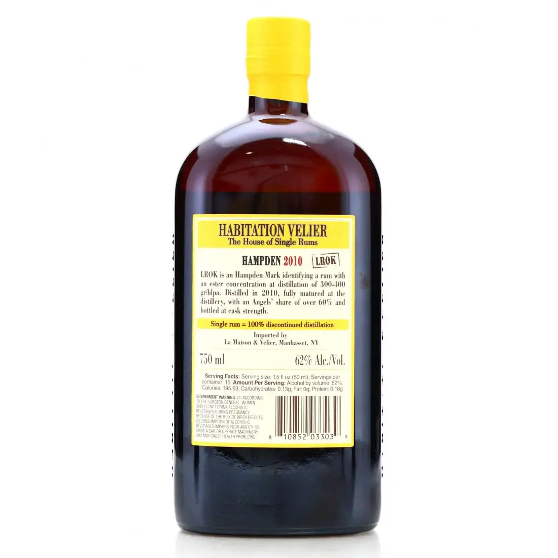 Image haute résolution de Habitation Velier Hampden US Import LROK 2010