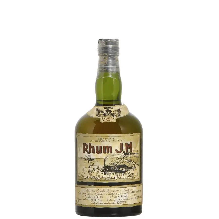 Bottle of Japan Import System Rhum J.M 2003