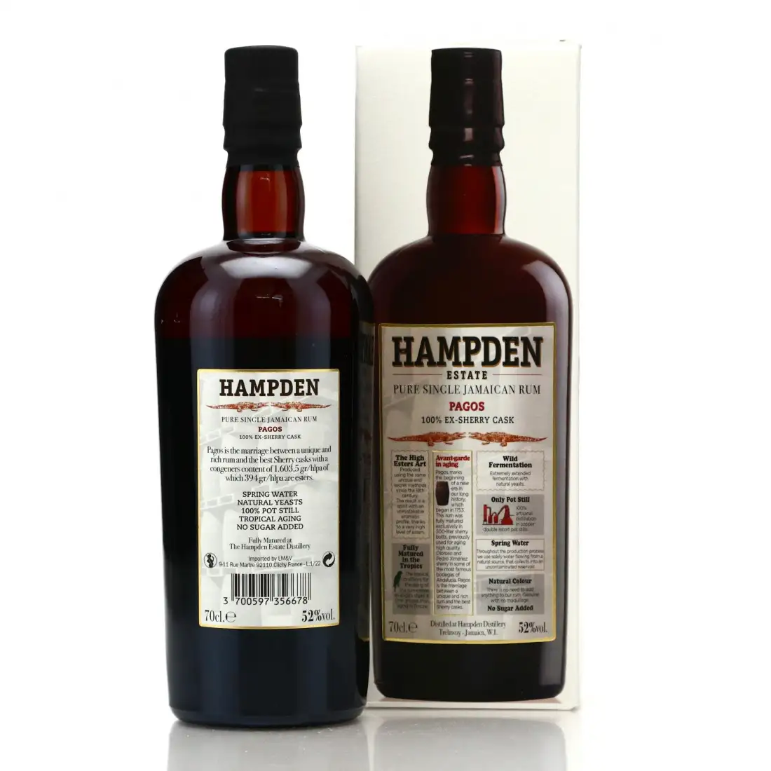 High resolution image of Velier Hampden Pagos Sherry