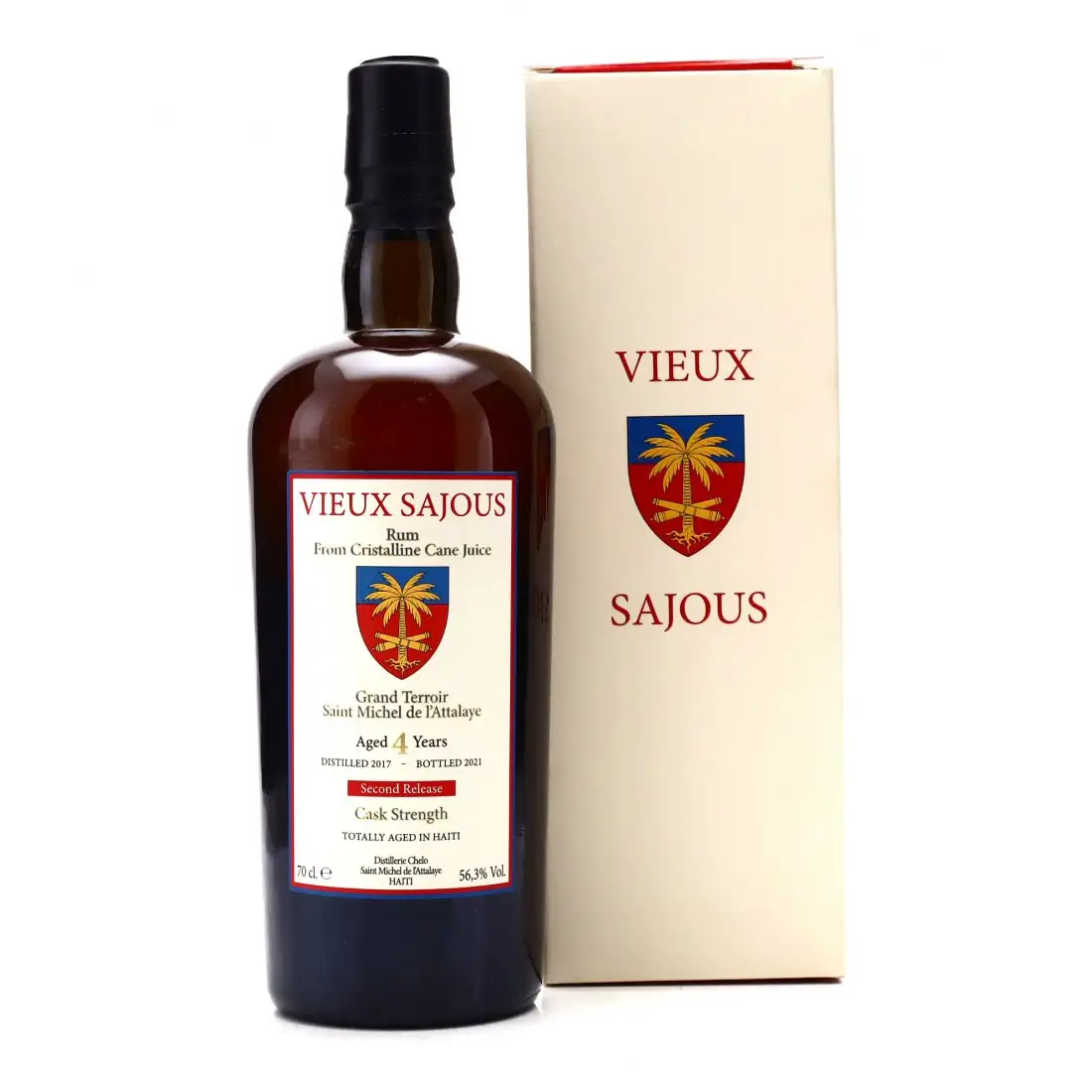 Bottle of Velier Chelo Clairin Vieux Sajous - Second Release 2017