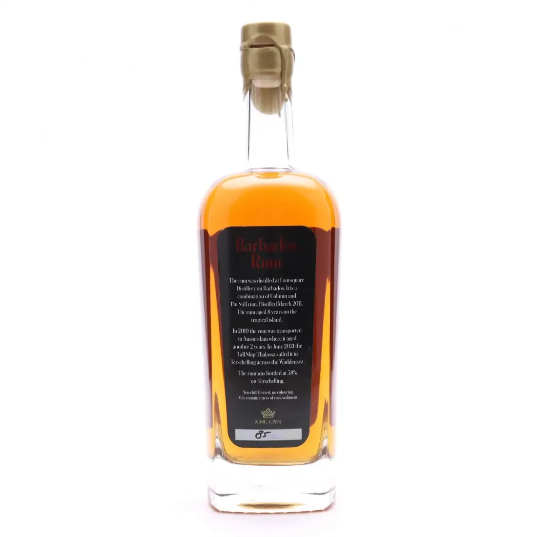 High resolution image of King Cask Foursquare Barbados Rum 2011