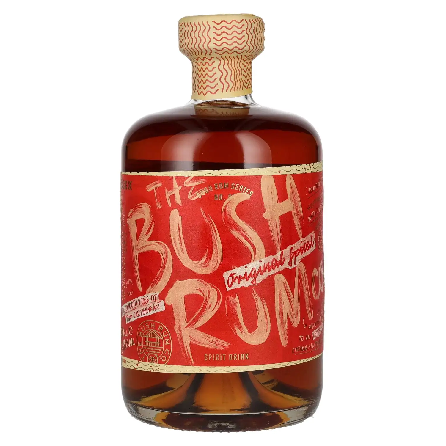 Bottle of Bush Rum Company Original Spiced