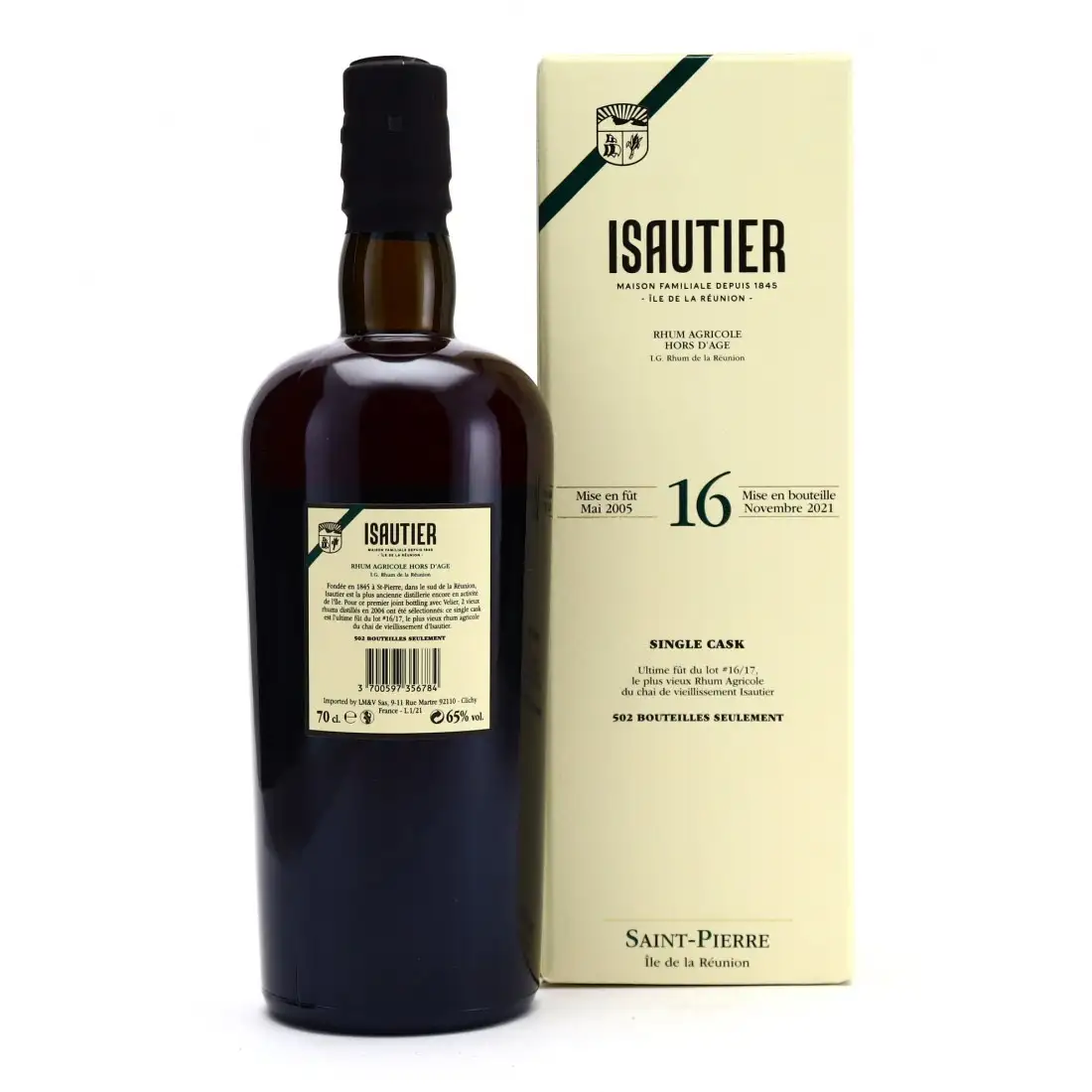 High resolution image of Velier Isautier Hors d’âge Agricole 2005